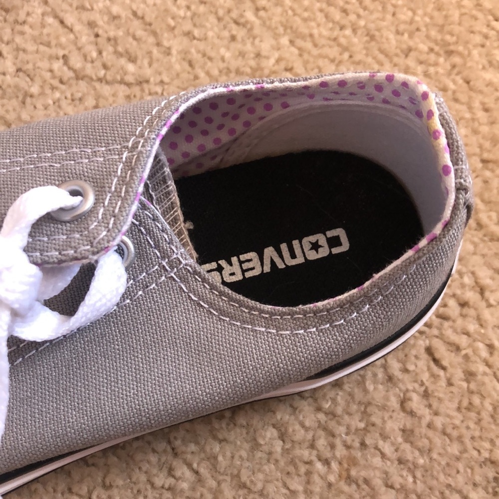 Gray Converse All Star Sneakers - Picture 3 of 5